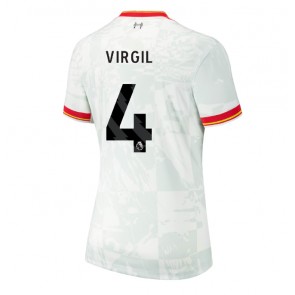 Liverpool Virgil van Dijk #4 Tredjetröja Dam 2024-25 Kortärmad